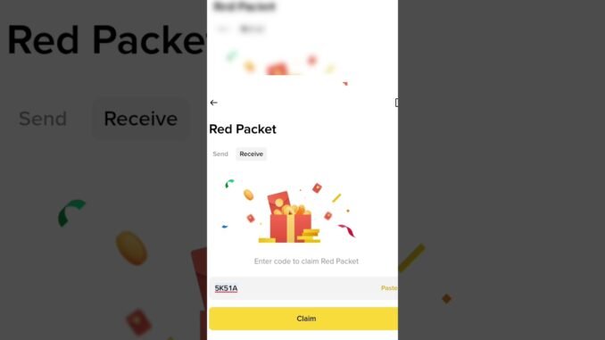 red packet #cryptocurrency 1 #crypto #binnance #digitalcurrency #binance #redpacket #redpacketcode