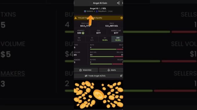 you turn $10 to $10000 in one day #dexscreener #solana #angelai #crypto #bitcoin