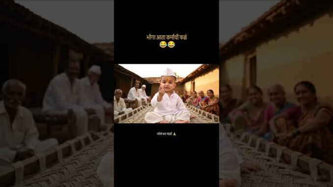 भोगा आता कर्माची फळं#baby #ai #news #funny #comedy #viral #trending #reels #instagram