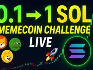 0.1 → 1 SOL MEMECOIN CHALLENGE 💎 | Paper Trading on Axion + Dex Screener