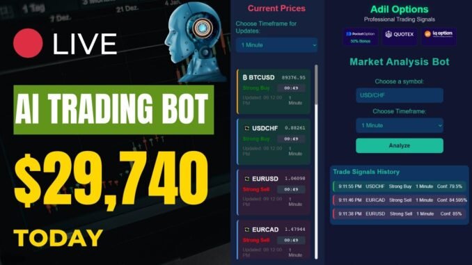AI Trading Bot Makes $29,740 LIVE on Pocket Option | Best Binary Options Strategy 2025 for Profit!