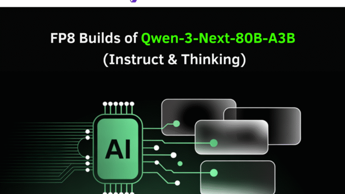 Alibaba Qwen Team Just Released FP8 Builds of Qwen3-Next-80B-A3B (Instruct & Thinking), Bringing 80B/3B-Active Hybrid-MoE to Commodity GPUs