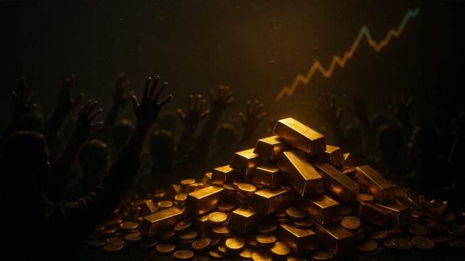 At over $3,600 an ounce, everyone’s buying gold