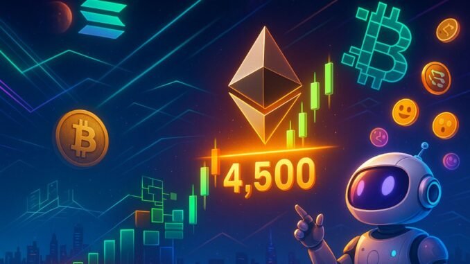 Best Altcoins to Buy as Ethereum Breaks $4.5K, Signals Potential Alt Season