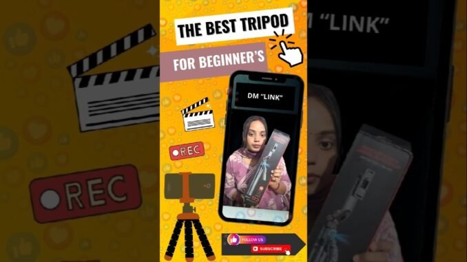 Best Tripod for beginners on Amazon with Multiple Features #shorts #ai  #amazonfinds #amazon #tripod