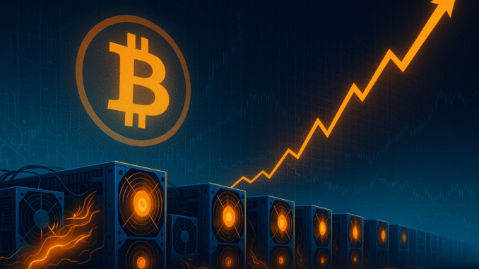 Bitcoin Network Bigger Than Ever: Hashrate Sets New Record Bitcoin Mining