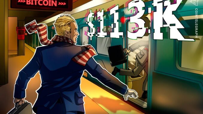 Bitcoin Price Drop To $113K Before New FOMC Highs Possible