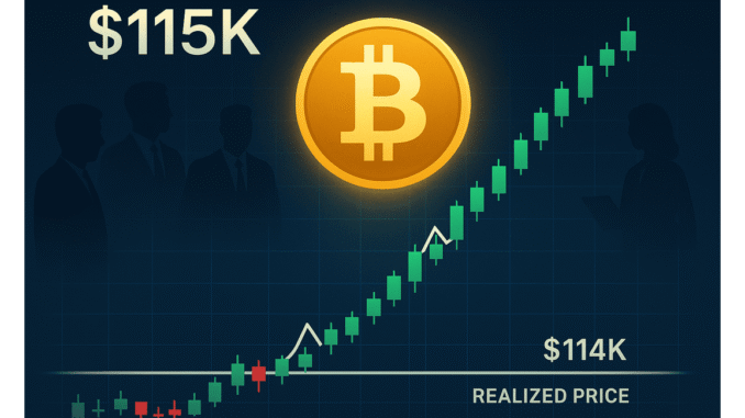 Bitcoin climbs above $115K as on-chain metrics signal potential rally Bitcoin price prediction
