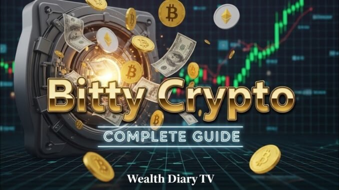 Bitty Crypto Complete Guide 2025 | How to Invest, Earn & Grow with Crypto – Wealth Diary TV”