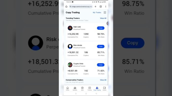 Cara Termudah untuk trading Di BingX #shrots #tradesmarter