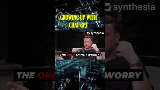 Chat GPT is raising our kids @NoPriorsPodcast #ai #nextgenai #tech #crypto #aivideo