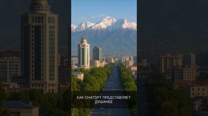 ChatGPT нарисовал Душанбе