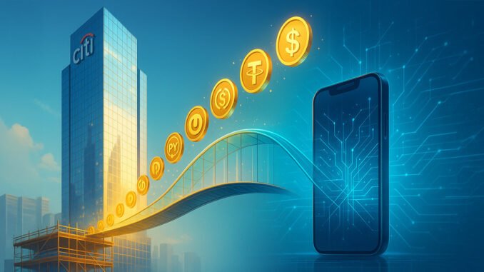 Citi raises stablecoin market projection to $1.9 trillion by 2030 despite low institutional maturity