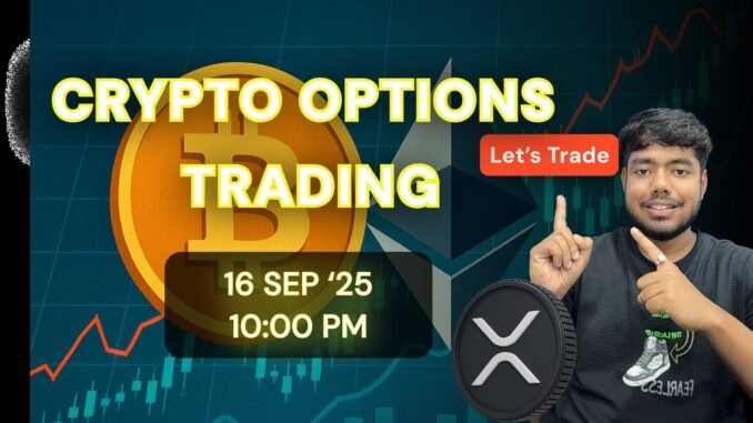 Crypto AI Live Trading | Crypto Options | Bitcoin Scalping Today | 16 Sep #crypto #bitcoin #trading