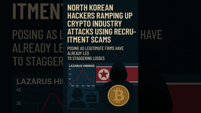 Crypto ALERT🚨 North Korean Hackers Targeting Industry with Fake Job Scams |Protect Your Assets#news