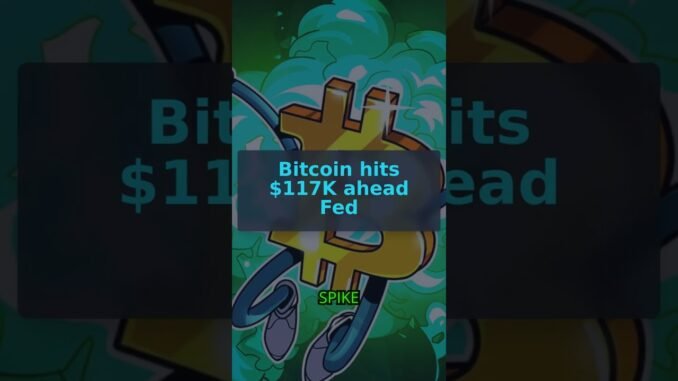 Crypto News - September 17th : #Bitcoin hits $117K ahead Fed