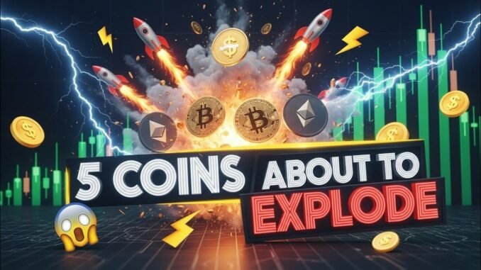 Crypto Whales Are Buying THESE Coins 🐋 | Top 5 Trending Coins 2025 | Chain VISION