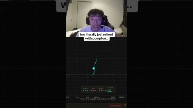 Did bro really retire ahh 😭 #memecoin #crypto #solana #trader #pumpfun