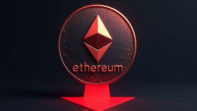 Ether price dips below $4,100