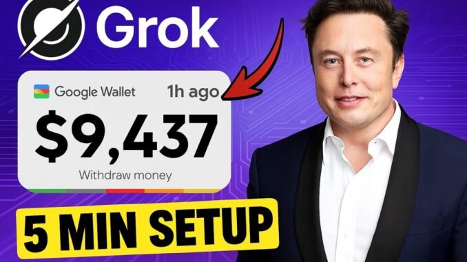 Elon Musk’s Grok AI Is the FUTURE of Making Money 🤯 (Full Breakdown)