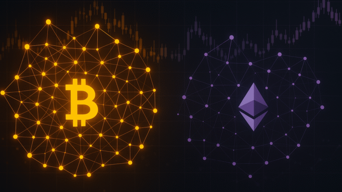 Ethereum More Driven By Off-Chain Markets Than Bitcoin: Data Bitcoin vs Ethereum