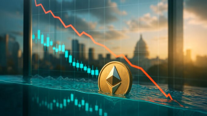 Ethereum price slips to two-month low amid volatile selloff Ethereum price slips to two-month low amid volatile selloff