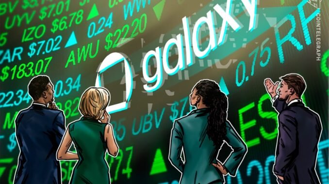 Galaxy Digital Stock Tokenized on Solana Blockchain Galaxy Digital Stock Tokenized on Solana Blockchain