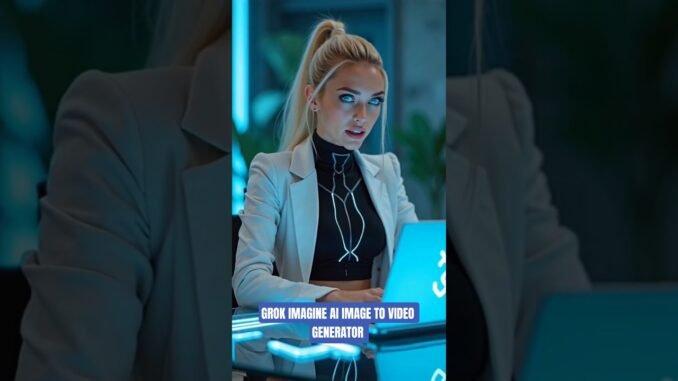 Grok Imagine AI | Create Consistent Character | Free Image to Video Generator #shorts