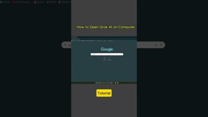 How To Open Grok AI On PC | Fast Tutorial For Beginners!