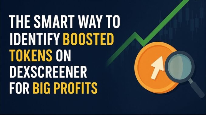 How to Identify Boosted Tokens on Dexscreener and Pick the Right Ones for Big Wins