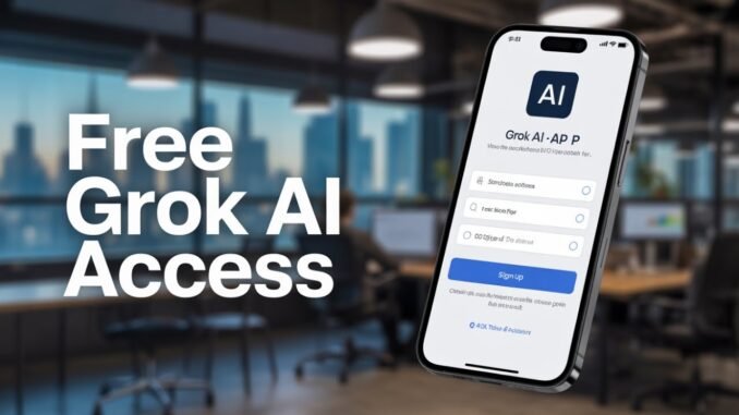 How to Sign Up for Grok AI for Free