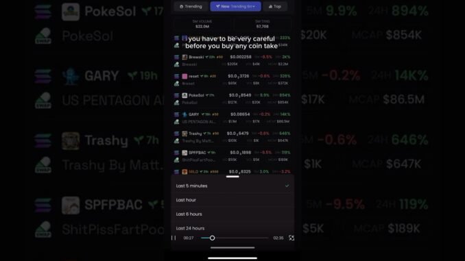 How to find 2x meme coin on Dex Screener