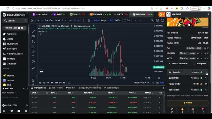 How to trade Solana coins Dexscreener Hindi Urdu