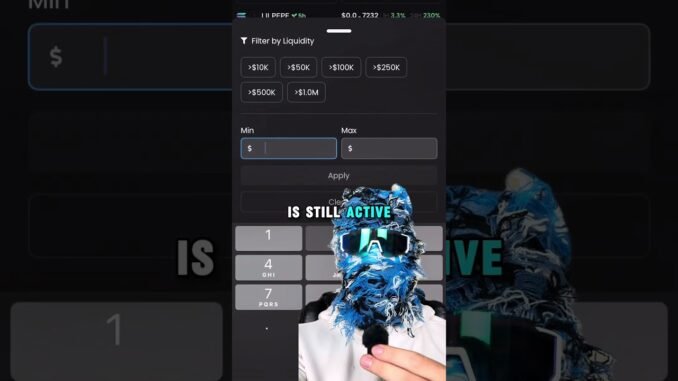 How to use Dex screener like a pro