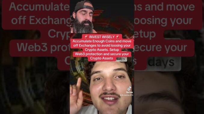 Invest,Accumulate,Save and setup web3 protection on your wallet to be safe!!! #bitcoin #crypto #xrp