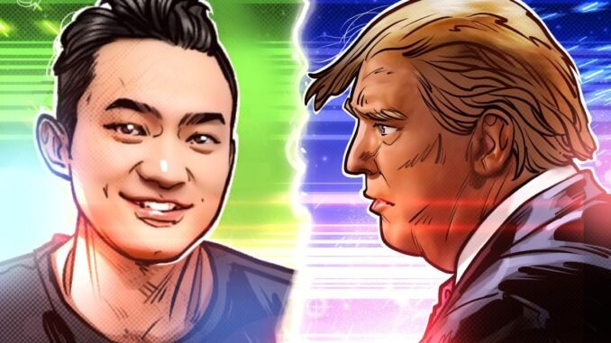 Justin Sun urges Trump's WLFI to unlock “unreasonably” frozen Tokens