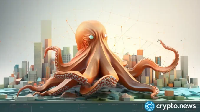 A Kraken, the symbol of the exchange 