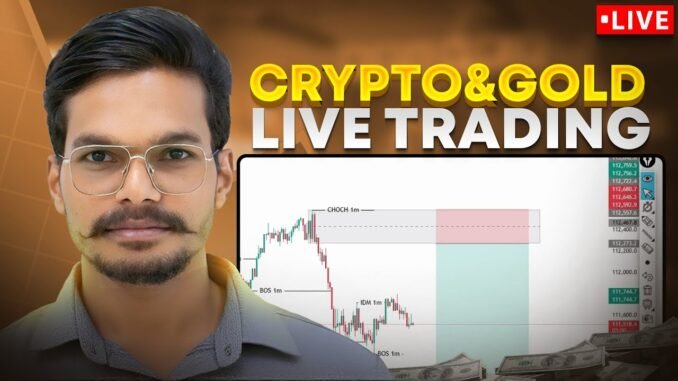 Live Forex & Crypto Trading 🔥 | Gold (XAUUSD) Scalping + SMC Entry Model