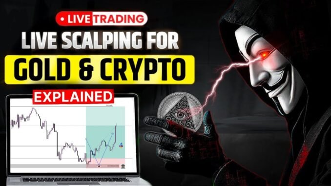 Live GOLD and CRYPTO Scalping Trading | DAY 81 #goldtrading #cryptotrading #bitcoin