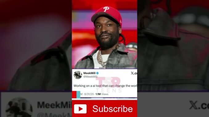 Meek Mill Will Change The World Using AI
