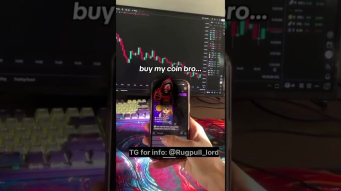 Meme coin hype to rug pull in under a minute. #crypto #solana #memecoin #pumpfun