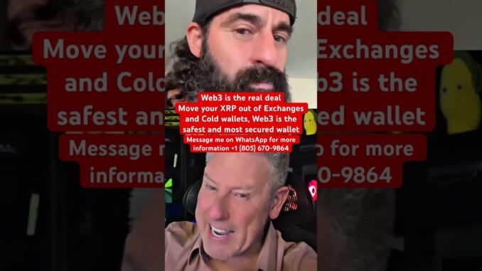 Move your Crypto to Web3 Security, Exchanges and Cold Wallets aren't safe #xrp #crypto