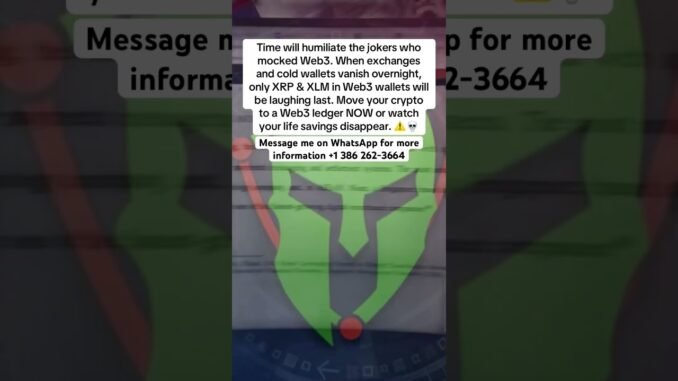 Move your Cryptoassets(XRP,BITCOIN,HBAR,ETH) etc to Web3 toavoid loosing, it. #crypto #xrp