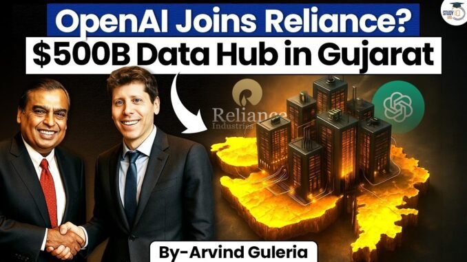 Reliance And OpenAI Deal Explained | Ambani Masterstroke with ChatGPT Open AI| StudyIQ IAS