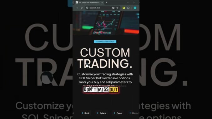 🚀 SOLANA TRADING BOT GUIDE – AUTOMATE YOUR CRYPTO TRADES WITH AI 💹
