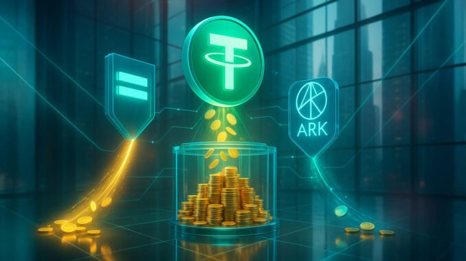 SoftBank and Ark Invest reportedly join Tether's $20 billion funding round