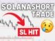 Solana Short Trade | SL Hit But Market Dropped Later