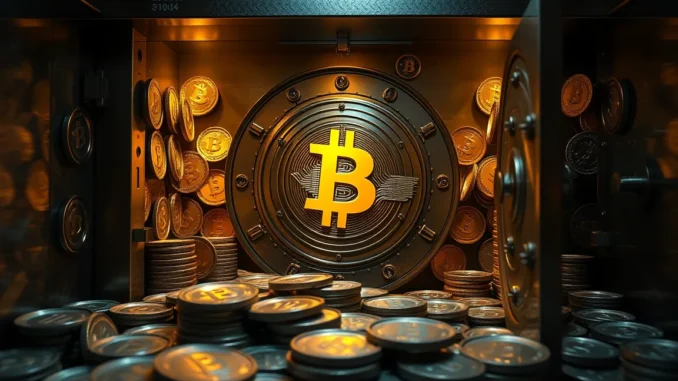 AI generated image of Bitcoin token