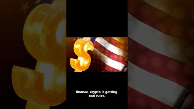 “Stablecoins Just Got Legal in the U.S. 🚀 | Big Crypto News 2025” #youtubeshorts