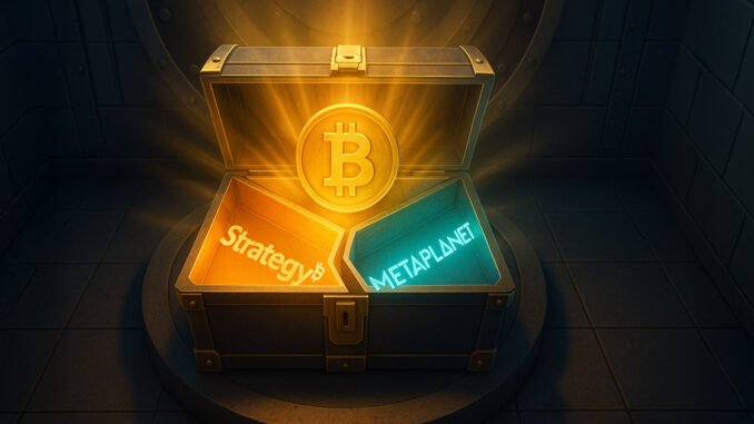 Strategy and Metaplanet scoop up 66% of newly mined Bitcoins
